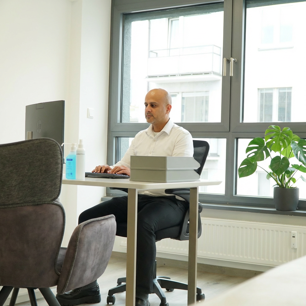 Arzt im Verkehrsmedizinischen Institut Frankfurt